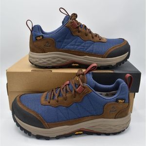 TEVA Womens Size 7 Ridgeview Rapid Proof Low Blue Waterproof Hiking Sneakers